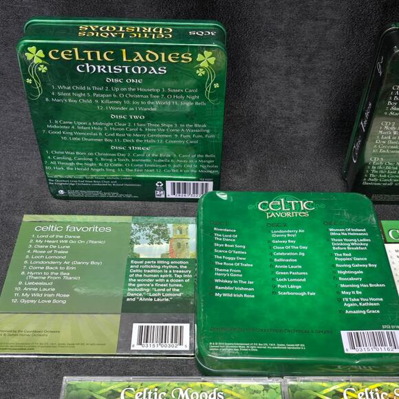 Celtic Ladies Christmas Favorites Sisters & Moods CD Collection & Collector Tins - Picture 5 of 9